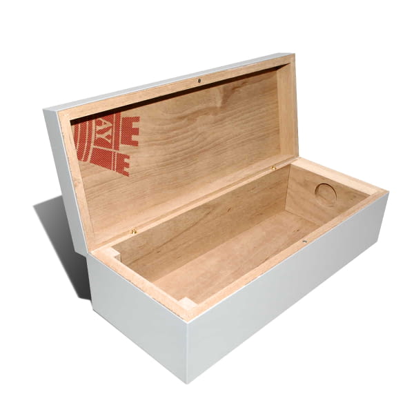 Caja de madera para productos premium